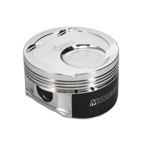 Manley Ford 3.5L Ecoboost 3.642in Bore 1.239in Comp Height -8.5cc Dish Extreme Duty Piston Set - 594800CE-6