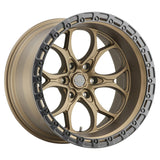Weld Off-Road W106 20X12 Ledge 6X135 ET-44 BS4.75 Satin Bronze / Black Ring 87.1 - W10602089475