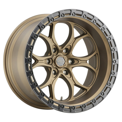 Weld Off-Road W106 20X9 Ledge 6X139.7 ET00 BS5.00 Satin Bronze / Black Ring 106.1 - W10609084500