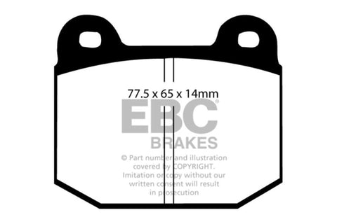 EBC Brakes Bluestuff Street and Track Day Brake Pads - DP5197/2NDX