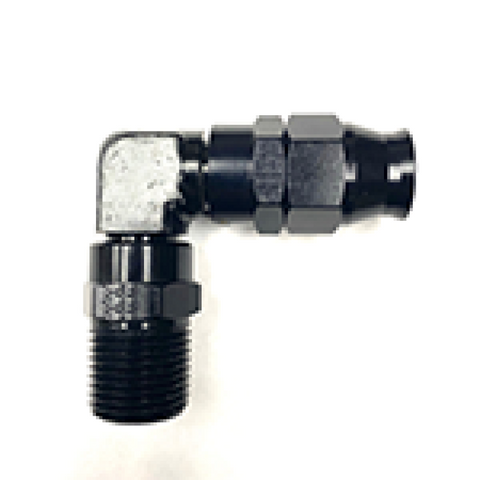 Fragola -10AN 90 Degree Real Street Hose End x 3/8in NPT - 689911-BL