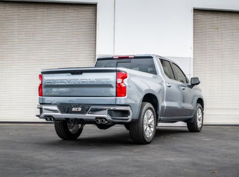 Borla 19 Chevrolet Silverado/GMC Sierra 1500 6.2L SS Touring Catback Exhaust - Square Chrome Tips - 140782