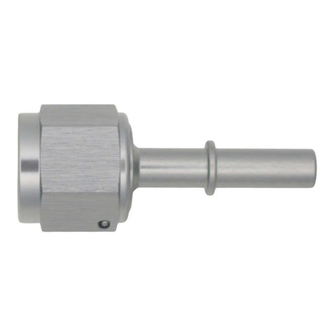 DeatschWerks 8AN Female Flare Swivel to 5/16in Male EFI Quick Disconnect - Anodized DW Titanium - 6-02-0132