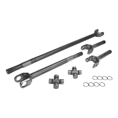 Yukon Gear Front 4340 Chrome-Moly Replacement Axle Kit For 79-87 GM 8.5in 1/2 Ton Truck and Blazer - YA W24118