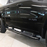 Westin 2019 Ram 1500 Crew Cab (Excl. 2019 Ram 1500 Classic) PRO TRAXX 5 Oval Nerf Step Bars - Black - 21-54085