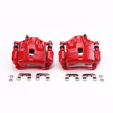 Power Stop 13-16 Hyundai Elantra Front Red Calipers w/Brackets - Pair - S6464