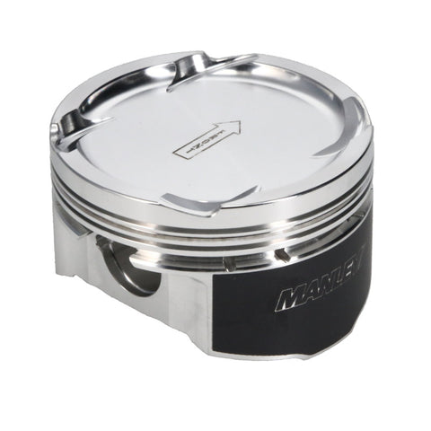 Manley 93-99 Mitsu 4G63 86mm Bore 94mm Stroke 8.5 CR -17cc Dish Piston Set w/ Ring - 618010C-4