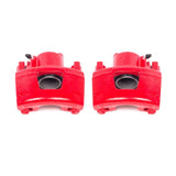 Power Stop 94-99 Buick LeSabre Front Red Calipers w/o Brackets - Pair - S4600