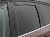 WeatherTech 13+ Ford Escape Rear Side Window Deflectors - Dark Smoke - 81717