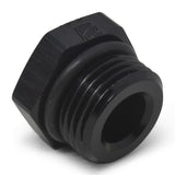 Russell Performance -6 AN Straight Thread Plug (Black) - 660273