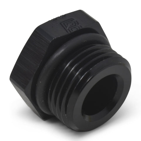 Russell Performance -6 AN Straight Thread Plug (Black) - 660273