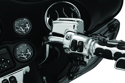 Kuryakyn Handlebar Control Dress Up Kit Chrome - 1740