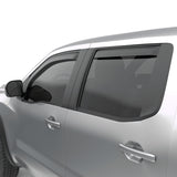 EGR 2022+ Nissan Frontier In Channel Window Visors Front/Rear Set Matte Black Crew Cab - 576045