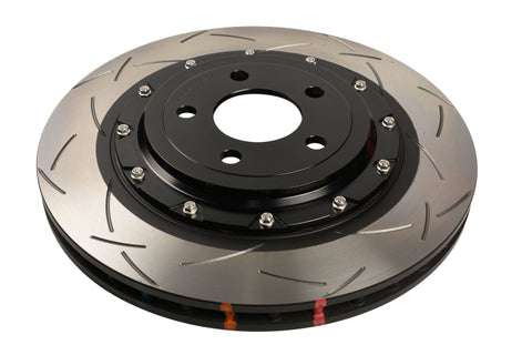 DBA 24-26 Ford Mustang (390mm Front Rotor) Rear 5000 Series Slotted Rotor (w/Black Hat) - DBA53849BLKS