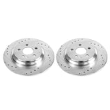 Power Stop 00-03 Mercedes-Benz ML55 AMG Rear Evolution Drilled & Slotted Rotors - Pair - EBR640XPR