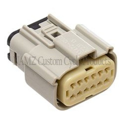 NAMZ 07-23 Touring/LiveWire Main Harness Molex MX-150 12-Position Female - Black (HD 72489-07GY) - NM-33472-1202