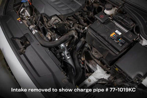 K&N 20-22 Hyundai Veloster N 2.0L L4 Aluminum Charge Pipe Kit - Gunmetal Gray - 77-1019KC