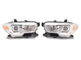 Raxiom 16-23 Toyota Tacoma Axial Series OE Replmnt Headlights- Chrome- Clear Lens - TT26261