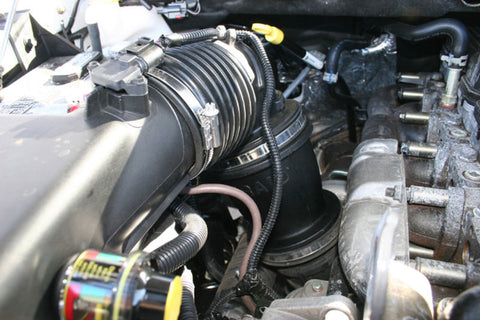 Airaid 03-07 Dodge Ram 5.9L Cummins Diesel Airaid Jr Intake Kit - Oiled / Red Media - 300-728