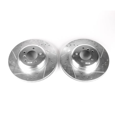 Power Stop 08-10 BMW 535i Front Evolution Drilled & Slotted Rotors - Pair - EBR840XPR