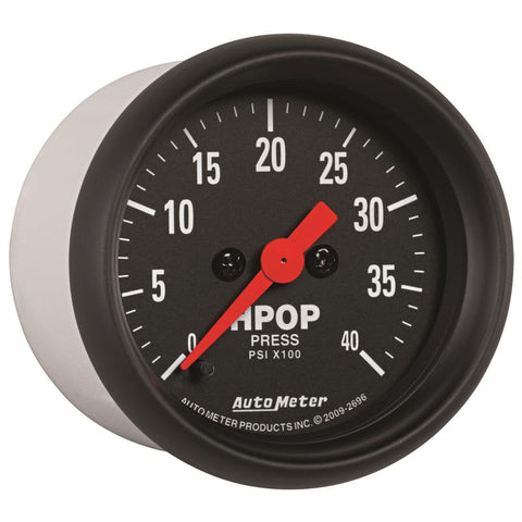 Autometer Z Series 2-1/16in 4K PSI High Pressure Oil Pump Gauge w/ Digital Stepper Motor - 2696