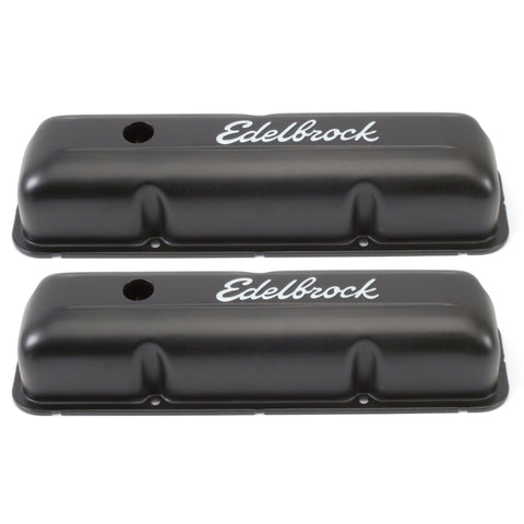Edelbrock Valve Cover Signature Series Ford 1958-1976 FE V8 Black - 4623