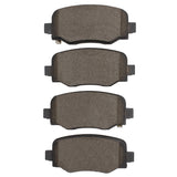R1 15-25 Jeep Renegade Rear Euro Ceramic Brake Pads - 2600-1809-00