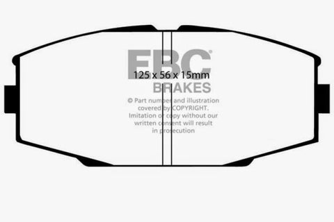 EBC 86-92 Toyota Supra 2.8 Redstuff Front Brake Pads - DP3610C