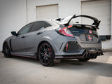 aFe Takeda 2.5in 304SS Axle-Back Exhaust System 17-19 Honda Civic Type R L4-2.0L (t) - Black Tip - 49-36626-B