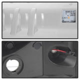 Spyder 05-07 Ford F250/350/450 SD Ver 2 Proj Headlights - Light Bar DRL - Black PRO-YD-FS05V2-LB-C - 5084682