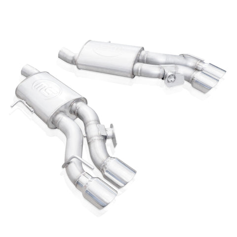 Stainless Works 2016-18 Cadillac CTS-V Sedan Axle Back System Dual-Mode Turbo Mufflers 4in Tips - CTSV16MKS-PC