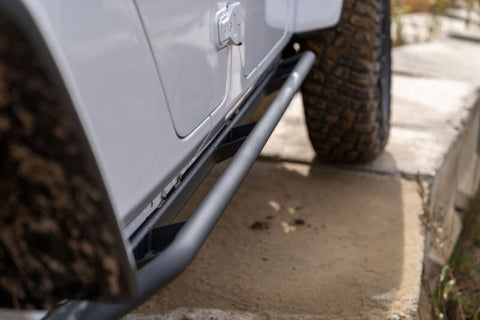 N-Fab Trail Slider Steps 2020 Jeep Wrangler Gladiator JT 4 Door All Beds - SRW - Textured Black - TSJ194-TX