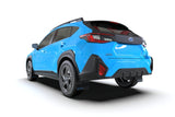 Rally Armor 24-26 Subaru Crosstrek Black UR Mud Flap White Logo - MF106-UR-BLK-WH