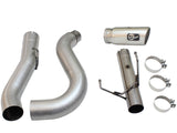 aFe MACHForce XP Exhaust Large Bore 5in DPF-Back SS 13-15 Dodge Trucks L6-6.7L (td) *Polish Tip - 49-42051-1P