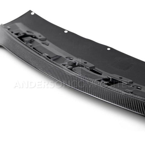 Anderson Composites 2015-2017 Ford Mustang Shelby GT350 Carbon Fiber Front Splitter (3 PC) - AC-FL15MU350