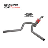 Diamond Eye KIT 4in CB MFLR RPLCMENT PIPE DUAL SS: 03-07 FORD 6.0L F250/F350 - K4340S-RP