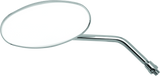 BikeMaster Adjustable Oval Mirror 10mm - Each -Chrome - 600804
