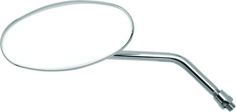 BikeMaster Adjustable Oval Mirror 10mm - Each -Chrome - 600804