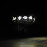 AlphaRex 22-23 Toyota Tundra NOVA-Series Headlights Alpha-Black w/Amber DRL - Req 810029 OR 810030 - 880871