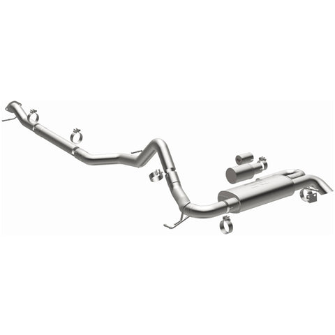 MagnaFlow 2021 Ford Bronco Overland Series Cat-Back Exhaust w/ Single Straight Driver Exit- No Tip - 19559