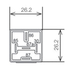 Hella Relay Mini Iso Alt 4 Pole 24V Spst Bkt - 965400031