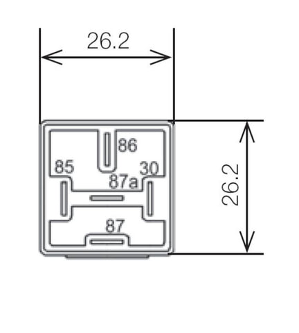 Hella Relay Mini Iso Alt 4 Pole 24V Spst Bkt - 965400031