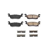 Power Stop 06-10 Hummer H3 Rear Z17 Evolution Ceramic Brake Pads w/Hardware - 17-1120