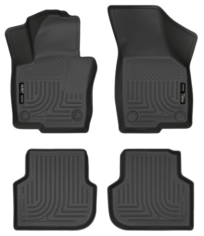 Husky Liners 2011 Volkswagen Jetta (Sedan) WeatherBeater Combo Black Floor Liners - 98831