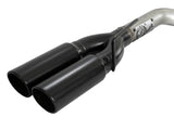 aFe Vulcan Series 4-3in 304SS Exhaust Cat-Back w/ Blk Tips 2019 GM Silverado/Sierra 1500 V8-6.2L - 49-34102-B