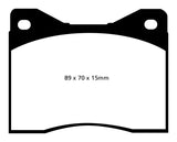 EBC 88-90 Lamborghini Countach 5.2 (Anniversary) Redstuff Rear Brake Pads - DP3753/2C