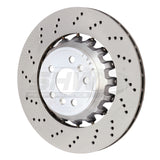 SHW 20-21 BMW X3 M 3.0L Left Rear Cross-Drilled Lightweight Brake Rotor (34118054827) - BRL43503