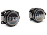 Raxiom 07-18 Jeep Wrangler JK Axial Series 4-In LED Fog Lights w/ Halo - J142666