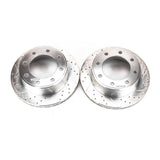 Power Stop 00-05 Ford Excursion Rear Evolution Drilled & Slotted Rotors - Pair - AR8571XPR