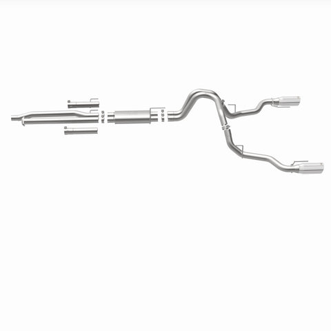 MagnaFlow SYS Cat-Back 2017 Ford F-150 Raptor 3.5L Dual 3in Tips - 19346